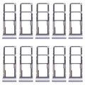 For Xiaomi Redmi 14R 5G 10pcs Original SIM Card Tray + SIM Card Tray + Micro SD Card Tray, For Xiaomi Redmi 14R 5G(Original)