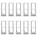 For OPPO Reno7 4G CPH2363 10pcs Original SIM Card Tray + SIM Card Tray + Micro SD Card Tray, For OPPO Reno7 4G (Original)