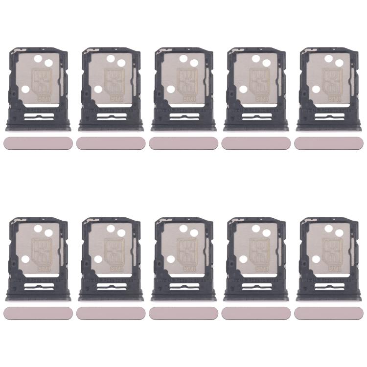 For OPPO Reno12 5G CPH2625 10pcs Original SIM Card Tray + SIM Card Tray / Micro SD Card Tray, For OPPO Reno12 5G (Original)