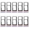 For OPPO A5 Pro 4G CPH2711 10pcs Original SIM Card Tray + SIM Card Tray / Micro SD Card Tray, For OPPO A5 Pro 4G(Original)