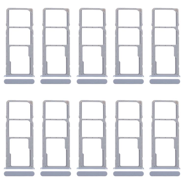 For Realme C51 RMX3830 10pcs Original SIM Card Tray + SIM Card Tray + Micro SD Card Tray, For Realme C51 (Original)
