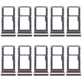 For Xiaomi Poco M6 4G 10pcs Original SIM Card Tray + SIM Card Tray / Micro SD Card Tray, For Xiaomi Poco M6 4G