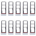 For Xiaomi Redmi A5 4G 10pcs SIM Card Tray + SIM Card Tray + Micro SD Card Tray, For Xiaomi Redmi A5 4G