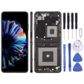 For ZTE nubia Flip2 A404ZT NX732J Original OLED LCD Screen Digitizer Full Assembly with Frame, For ZTE nubia Flip2(Original)