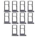 For Huawei Enjoy 60 10pcs Original SIM Card Tray + Micro SD Card Tray, For Huawei Enjoy 60(Original)