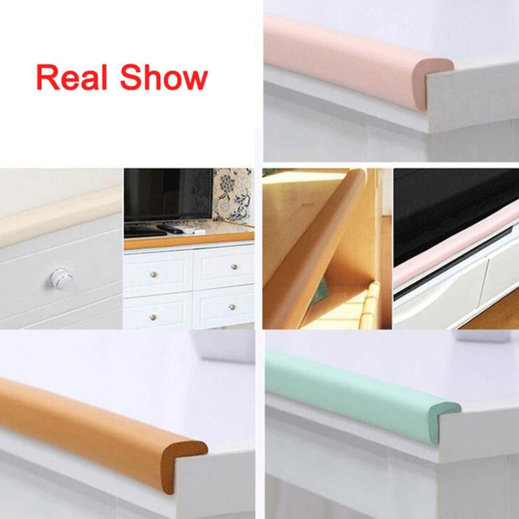 212cm Baby Edge Cushion Foam with Self-adhesive Tape, 212cm Light Green, 212cm Coffee, 212cm Pink