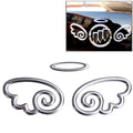 3D Car Sticker, Wings Pattern (Size: 15.7cm x 5.5cm), Demon Pattern (Size: 15cm x 5.5cm), Crab Pattern (Size: 10cm x 8cm), Angel Wings (Size: 16cm x 5.5cm), Footprint Pattern (Size: 7cm x 6cm), Rose Pattern (Size: 10.5cm x 8cm)