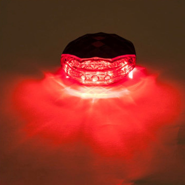 Bicycle LED Light Laser Night Mountain Bike Tail Light Taillight MTB Safety Warning Bicycle Rear Light Lamp Bycycle Light, Red, Blue
