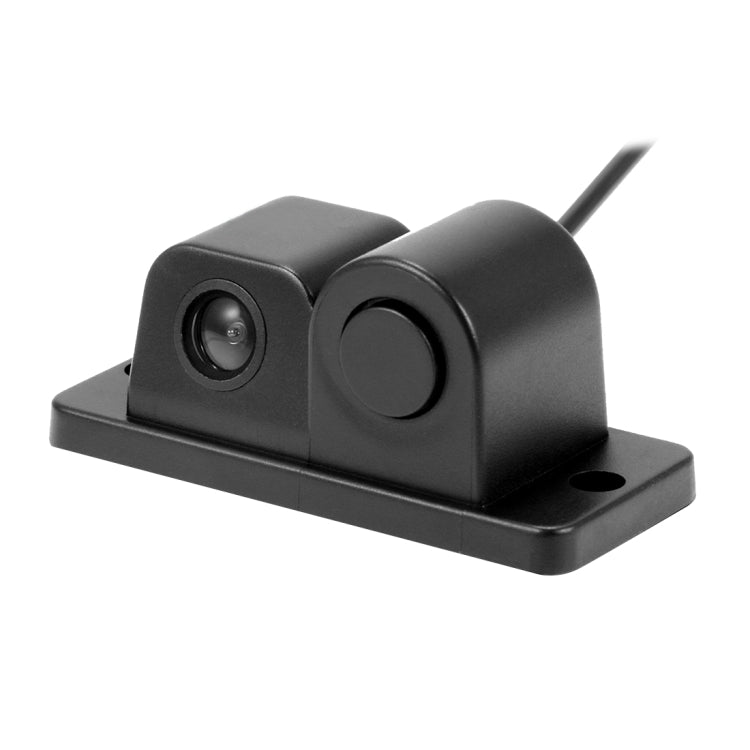 2 in 1 Mini 160 Degrees View Angle Car Rear View Reverse Backup Car Camera with Parking(Black), 2 in 1