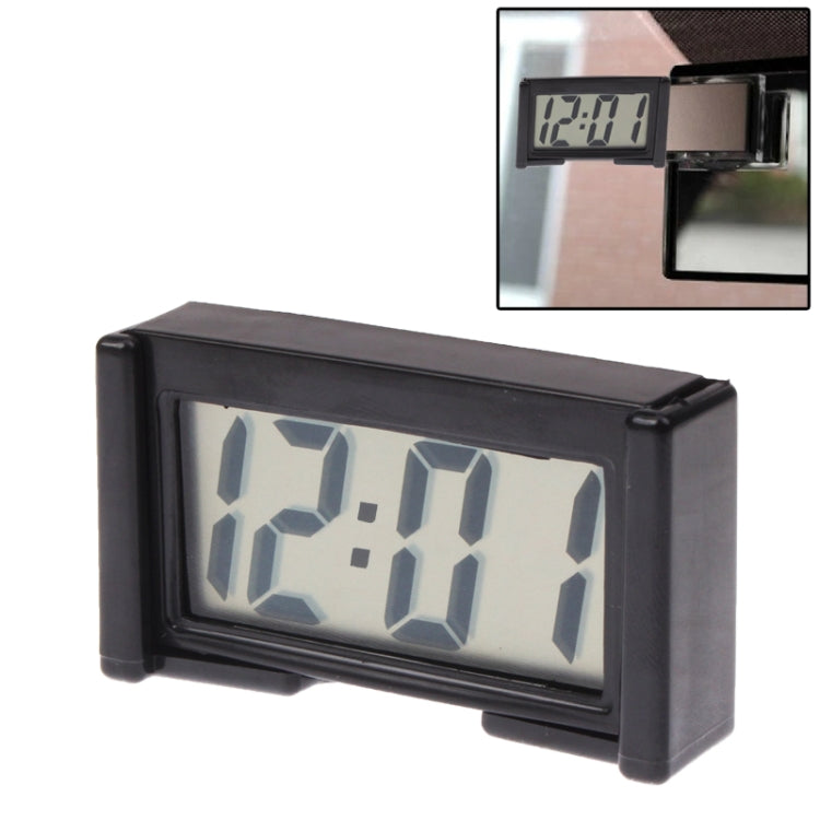 LCD Digital Electronic Car Clock Car Interior Accessory Date Calendar Time Display, Car Time Display
