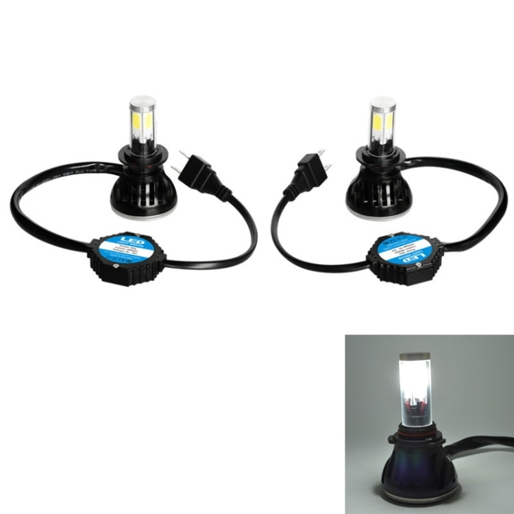 2 PCS H7-5HL-40W 4000lm / 6000K Car LED Headlight, White Light, DC 9-36V, H7