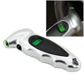 1/4 inch LCD Display Screen Digital Tire Gauge with LED Light, Pressure Range: 0-100PSI, 1/4 inch