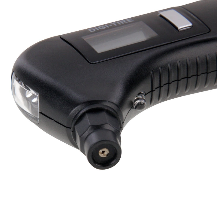 LCD Display Screen Digital Tire Gauge with LED Flashlight, Pressure Range: 2-150PSI, Tire Gauge