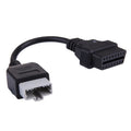 5 Pin to 16 Pin OBDII Diagnostic Cable for Honda, Full Length: 20.5cm, 5 Pin to 16 Pin