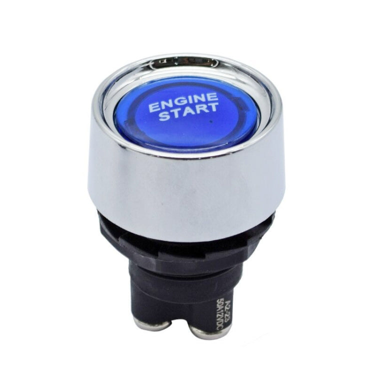 Blue Light Push Start Ignition Switch for Racing Sport , DC 12V, DC 12V(Red)