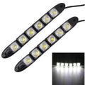 MZ 3W 2 PCS 160LM 6 LED SMD 5050 Flexible Snake LED Car Daytime Running Lights, DC 12V, 3W
