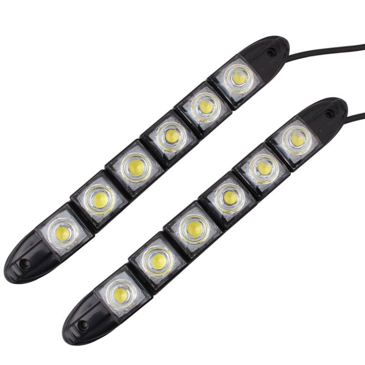 MZ 3W 2 PCS 160LM 6 LED SMD 5050 Flexible Snake LED Car Daytime Running Lights, DC 12V, 3W