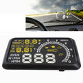 W02 5.5 inch Car OBDII HUD Fuel Consumption Warning System Vehicle-mounted Head Up Display Projector with LED, W02