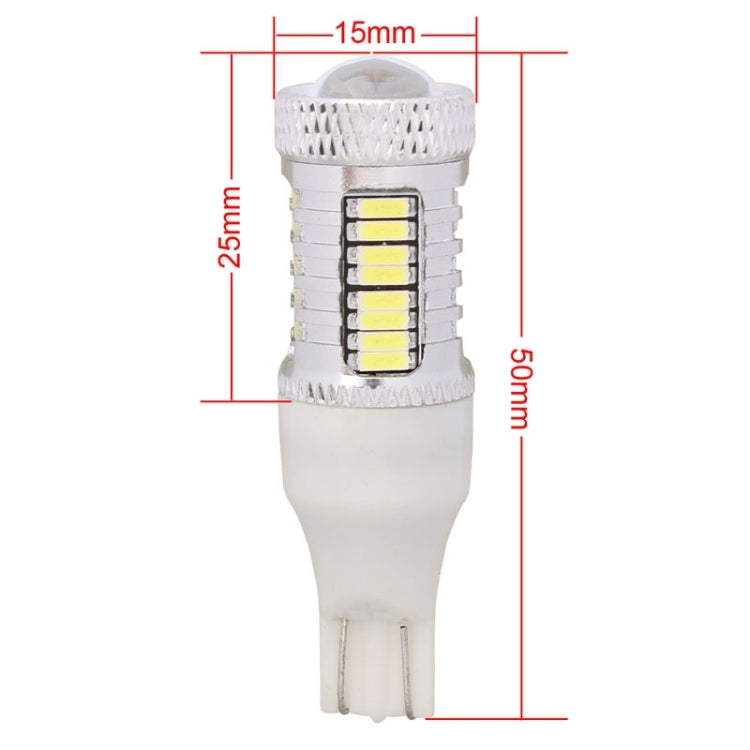 MZ T15 11W + 5W 520LM White Light CREE + 32 LED 4014 SMD Car Brake Light Fog Lights Bulb, DC 12V, T15