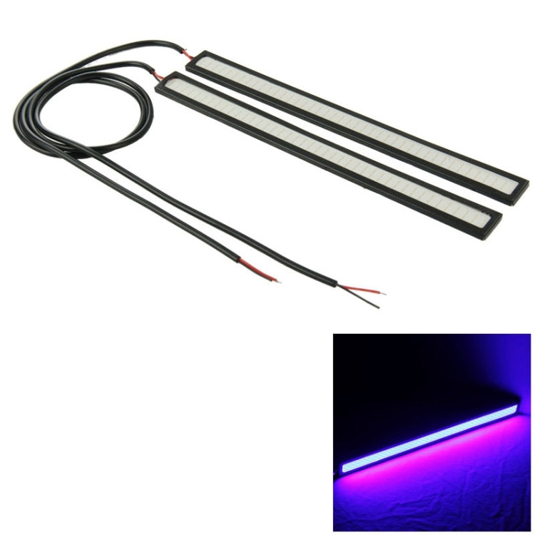 2 PCS 6W*2 DRL LED Light Bar Car Light Source Waterproof Daytime Running Lights, DC 12V, NCD-17BK Blue Light, NCD-17BK ICE Blue Light