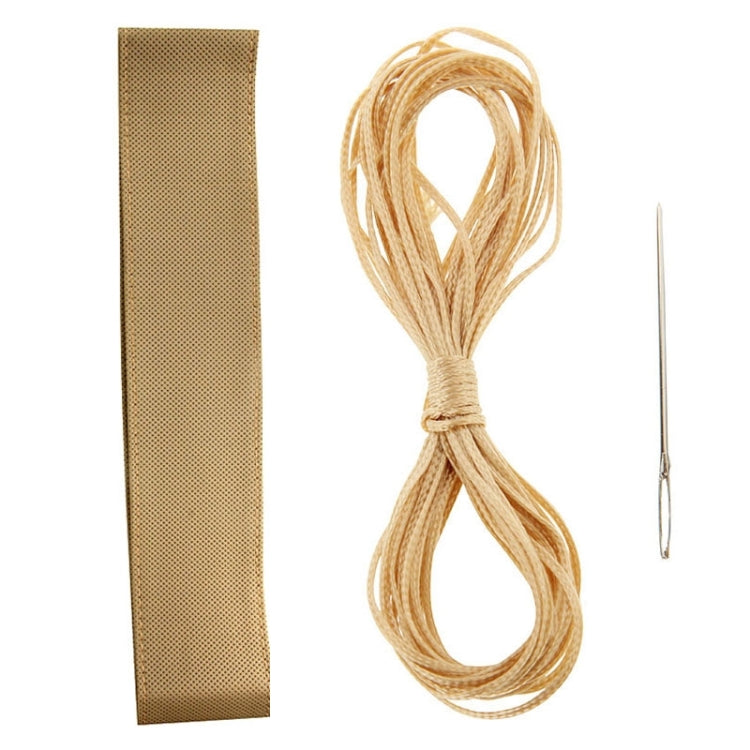 PU Leather Steering Wheel Cover With Needle and Thread, Size: 54x10.5cm, S-CMS-7771A, S-CMS-7771B