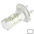 H7 60W White 12 CREE LED Fog Light for Vehicles, DC 12-30V, H7