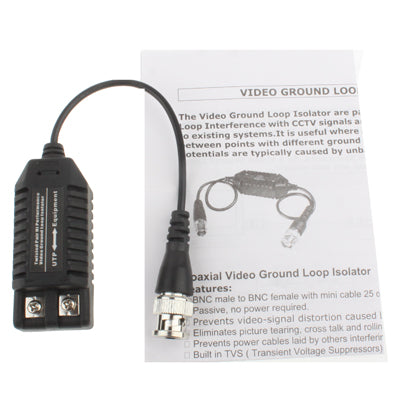 Twisted Pair Hi-performance Video Ground Loop Isolator, TGP001