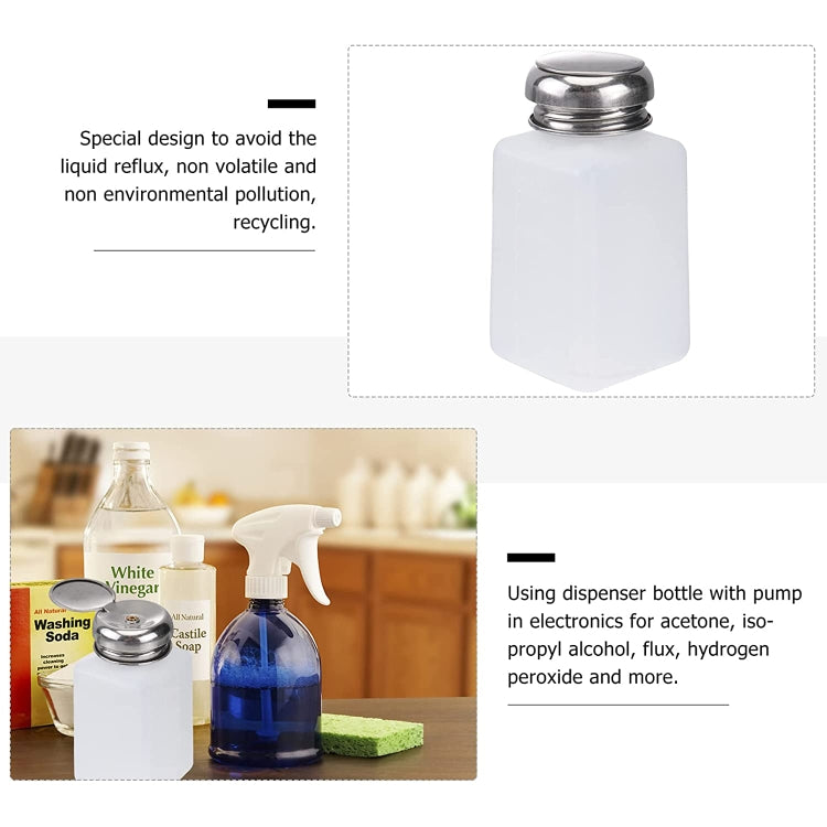 200ml Push Down Alcohol and Liquid Container Bottle, 200ml