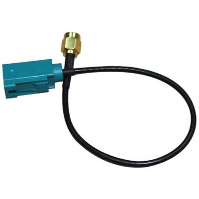 Fakra Z Female to RP-SMA Male Connector Adapter Cable / Connector Antenna, Fakra Z Female to RP-SMA