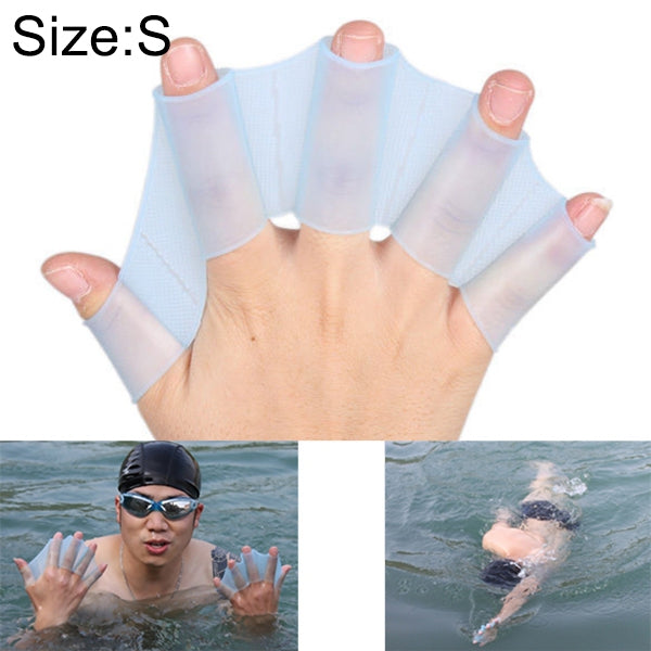 Silicone Swimming Web Fins Hand Flippers Training Gloves, S, Size: S Green, Size: S Blue, Size: S Magenta