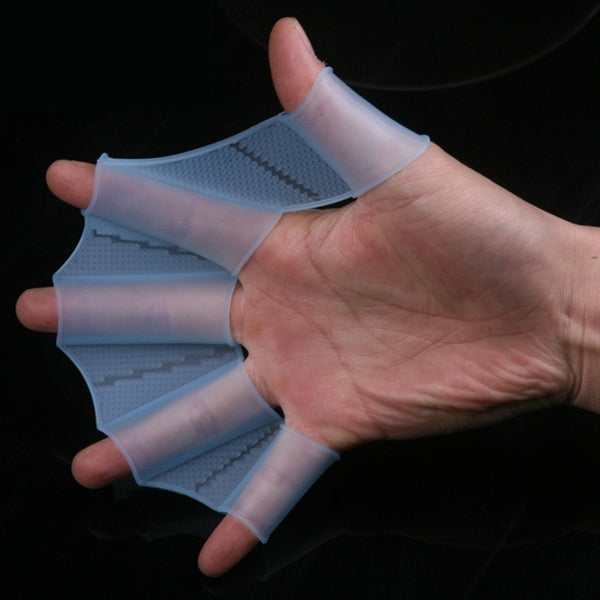 Silicone Swimming Web Fins Hand Flippers Training Gloves, L, Size: L Green, Size: L Blue, Size: L Magenta