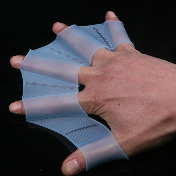 Silicone Swimming Web Fins Hand Flippers Training Gloves, L, Size: L Green, Size: L Blue, Size: L Magenta
