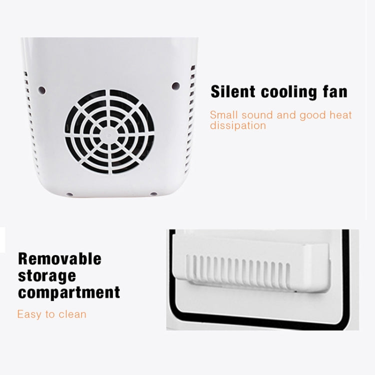 4L Mini Car Refrigerator Electric Cooler / Warmer, Random Color Delivery, 4L Random Color