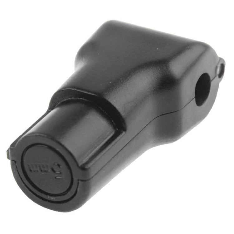 12 PCS 5.0mm Black ABS Display Hook / Security Lock Hook, 5.0mm Lock Hook Black