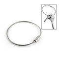Outdoor Camping Multifunctional Steel Wire Rope Ring / Stainless Steel Wire Key Chain, Key Chain