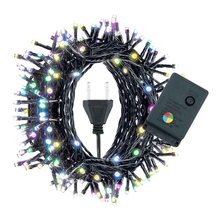 100 LED RGB Light with Controller, Flashing / Fading / Chasing Effect, 220V Colorful Light EU Plug, White Light US Plug, Warm White US Plug, Warm White EU Plug, White Light EU Plug, Colorful Light US Plug