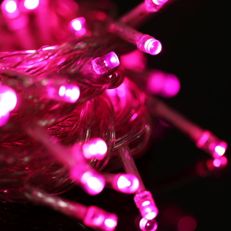 100 LED Light with Controller, Flashing / Fading / Chasing Effect, AC 220V, EU Plug, Purple Light, Yellow Light, Green Light, White Light, Red Light, Orange Light, Blue Light, Pink Light