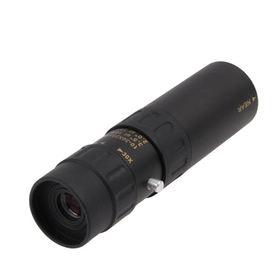 10-30 x 25mm Telescope Monocular for Backpacking / Hiking, 10-30x25