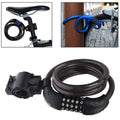 5 Digits Bicycle Motorcycle Steel Wire Lock Strip, 5 Digits Steel Wire Lock