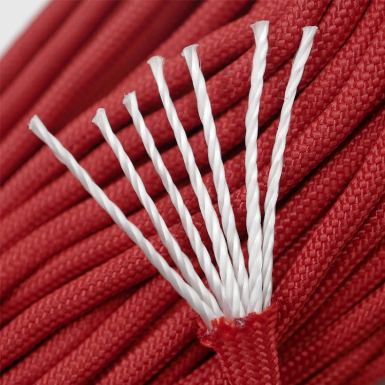 100m 7 Core Durable Army Paratroopers Rope Rescue Survival Tent Rope, 100m 7 Core Army Green, 100m 7 Core Black, 100m 7 Core Coffee, 100m 7 Core Khaki, 100m 7 Core Red, 100m 7 Core Yellow