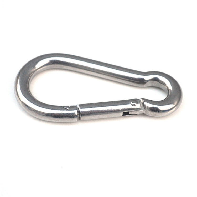 M4 Stainless Steel Carabiner Spring Hook Multi-tool Mountaineering Buckle Lock Camping Hook Rope, Inner Diameter: 3.93mm, M4