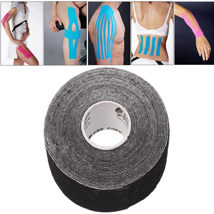 Waterproof Kinesiology Tape Sports Muscles Care Therapeutic Bandage, Size: 5m(L) x 5cm(W), Size: 5mx 5cm Blue, Size: 5m x 5cm Magenta, Size: 5mx 5cm Apricot, Size: 5mx 5cm Black, Size: 5mx 5cm White, Size: 5mx 5cm Green, Size: 5mx 5cm, Size: 5mx 5cm Re...