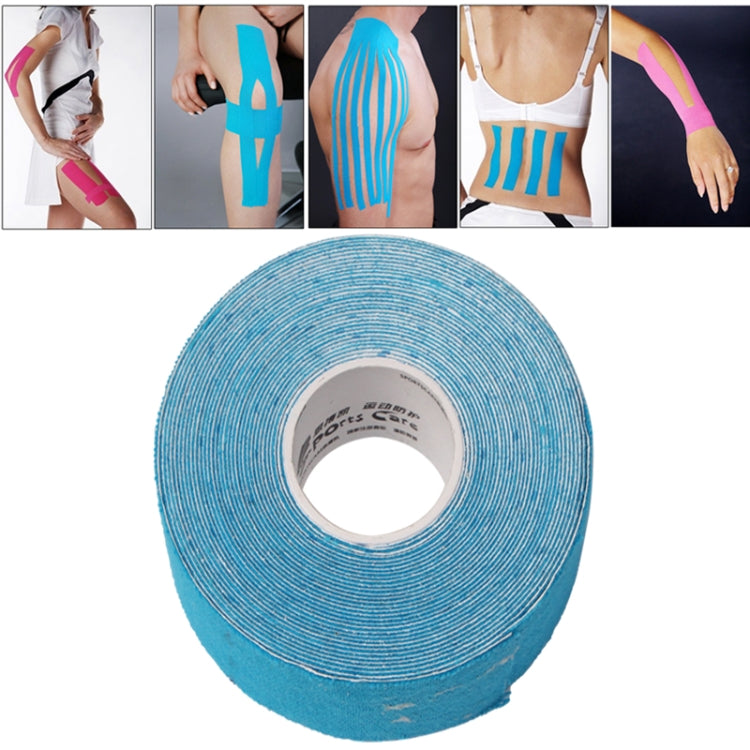 Waterproof Kinesiology Tape Sports Muscles Care Therapeutic Bandage, Size: 5m(L) x 5cm(W), Size: 5mx 5cm Blue, Size: 5m x 5cm Magenta, Size: 5mx 5cm Apricot, Size: 5mx 5cm Black, Size: 5mx 5cm White, Size: 5mx 5cm Green, Size: 5mx 5cm, Size: 5mx 5cm Re...