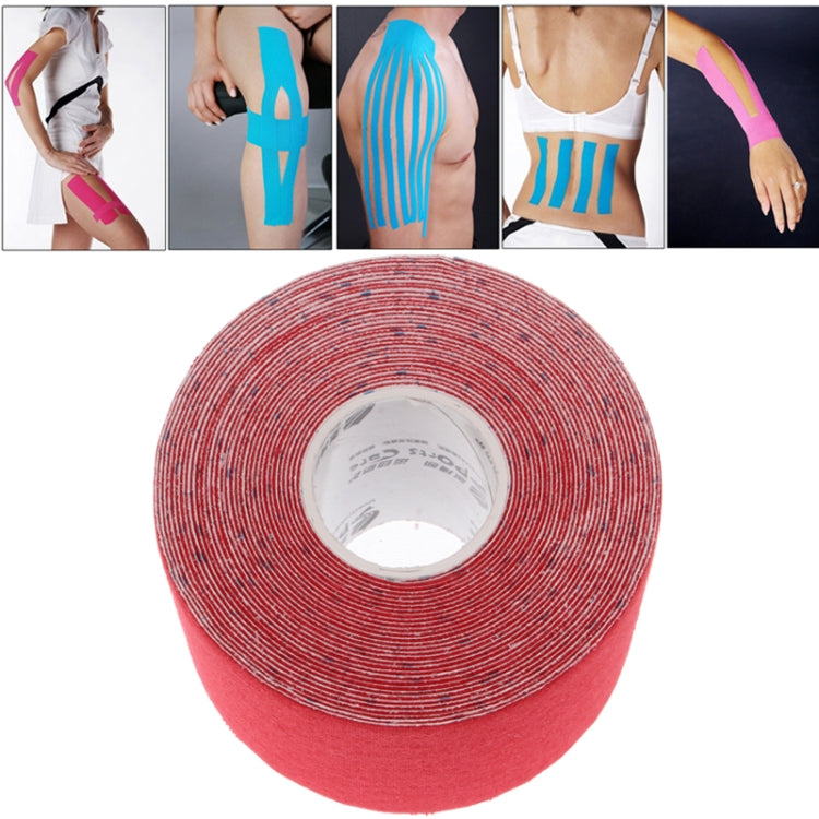 Waterproof Kinesiology Tape Sports Muscles Care Therapeutic Bandage, Size: 5m(L) x 5cm(W), Size: 5mx 5cm Red, Size: 5mx 5cm Yellow, Size: 5mx 5cm Orange, Size: 5mx 5cm Blue, Size: 5m x 5cm Magenta, Size: 5mx 5cm Apricot, Size: 5mx 5cm Black            ...