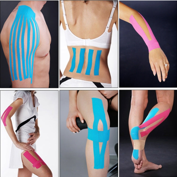 Waterproof Kinesiology Tape Sports Muscles Care Therapeutic Bandage, Size: 5m(L) x 5cm(W), Size: 5mx 5cm Red, Size: 5mx 5cm Yellow, Size: 5mx 5cm Orange, Size: 5mx 5cm Blue, Size: 5m x 5cm Magenta, Size: 5mx 5cm Apricot, Size: 5mx 5cm Black            ...
