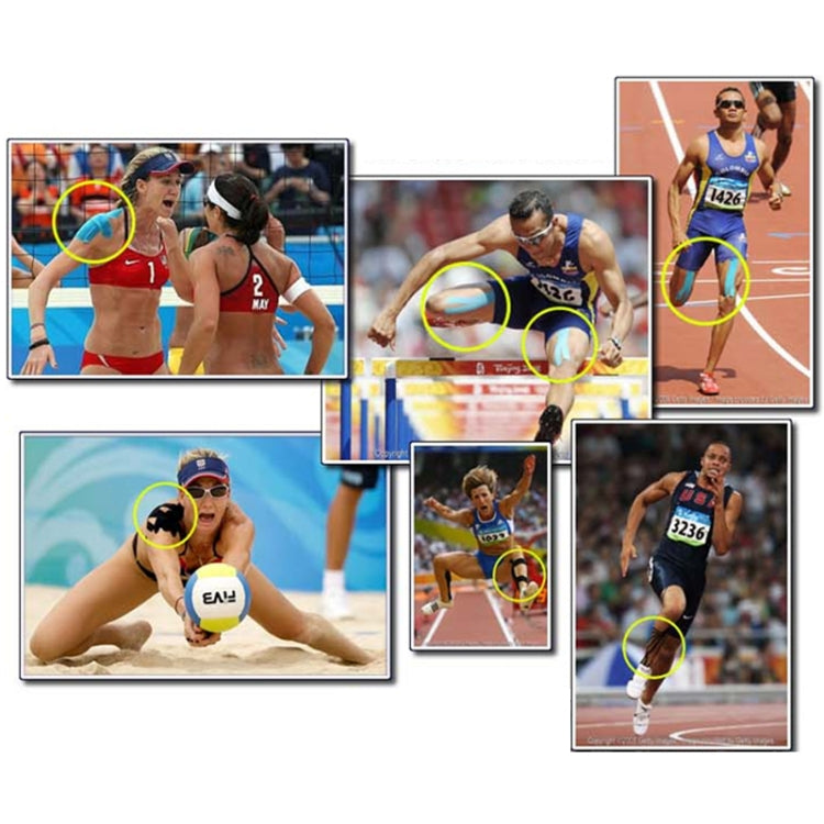 Waterproof Kinesiology Tape Sports Muscles Care Therapeutic Bandage, Size: 5m(L) x 5cm(W), Size: 5mx 5cm Red, Size: 5mx 5cm Yellow, Size: 5mx 5cm Orange, Size: 5mx 5cm Blue, Size: 5m x 5cm Magenta, Size: 5mx 5cm Apricot, Size: 5mx 5cm Black            ...