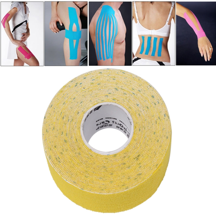 Waterproof Kinesiology Tape Sports Muscles Care Therapeutic Bandage, Size: 5m(L) x 5cm(W), Size: 5mx 5cm Blue, Size: 5m x 5cm Magenta, Size: 5mx 5cm Apricot, Size: 5mx 5cm Black, Size: 5mx 5cm White, Size: 5mx 5cm Green, Size: 5mx 5cm, Size: 5mx 5cm Re...