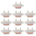10 PCS Charging Port Dock Connector  for Xiaomi Mi 4, For Xiaomi Mi 4, For Xiaomi Mi 4(White)