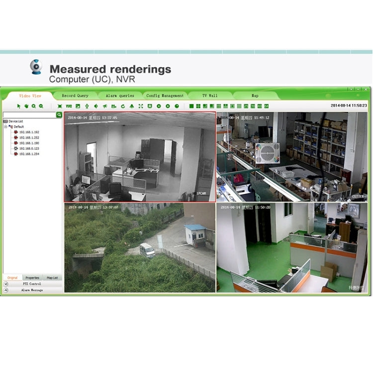 N4B7MPoe 4Ch 720P P2P ONVIF 1.0 Mega Pixel IP Camera NVR Kit, Support Night Vision / Motion Detection, IR Distance: 20m, N4B7MPoe/Kit