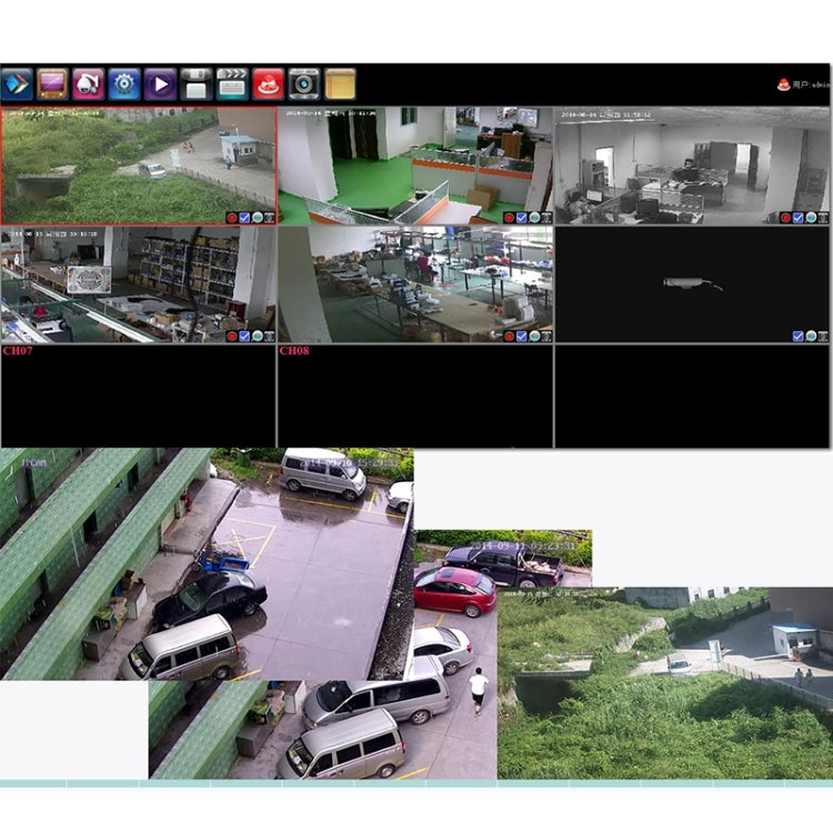 N4B7MPoe 4Ch 720P P2P ONVIF 1.0 Mega Pixel IP Camera NVR Kit, Support Night Vision / Motion Detection, IR Distance: 20m, N4B7MPoe/Kit